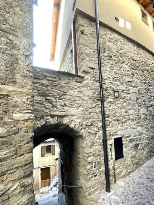 Romantic Home Stone With Amazing View Lake Of Como And Oleandra Laglio Eksteriør bilde